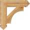 Ekena Millwork Westlake Arts & Crafts Rough Sawn Bracket, Western Red Cedar, 4"W x 18"D x 18"H BKT04X18X18WTL03RWR - alternate 2